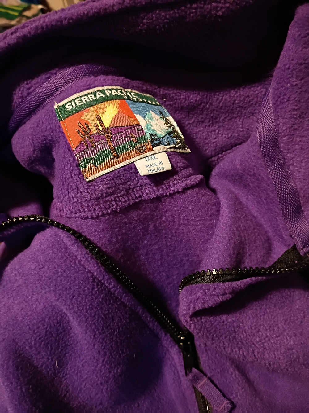 Sierra Pacific Women's Purple Teddy Fleece Jacket